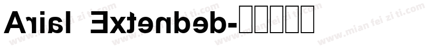 Arial Extended字体转换